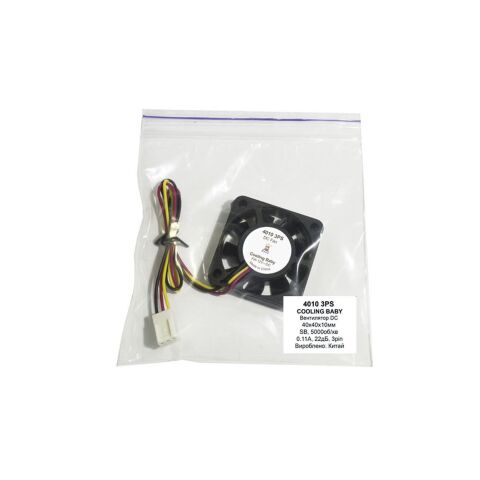 Кулер для корпуса Cooling Baby 4010 3PS - Нулевой остаток (Feed) - Нулевой остаток (Feed)