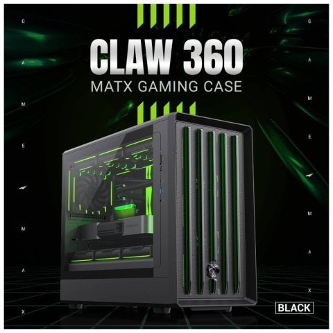 Корпус Gamemax Claw 360 BK - Корпуса  - Корпуса