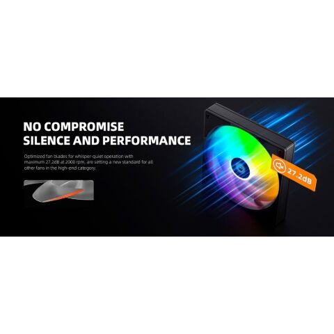 Кулер для корпуса ID-Cooling AS-120-ARGB-K TRIO - Нулевой остаток (Feed)  - Нулевой остаток (Feed) 