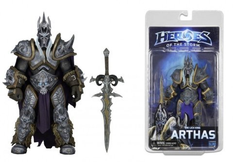 Фигурка Neca Blizzard Heroes of the Storm Arthas Action Figure Герои шторма Артас Король Лич 18 см. - -