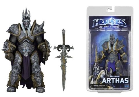 Фігурка Neca Blizzard Heroes of the Storm Arthas Action Figure Герої шторму Артас Король Ліч 18 см. -   -  