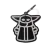 Брелок Star Wars Yoda Keychain ABS пластик Зіркові війни Йода 5 см. -   -  