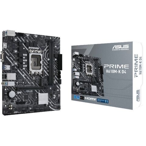 Материнская плата ASUS PRIME H610M-K D4 - Нулевой остаток (Feed)  - Нулевой остаток (Feed) 