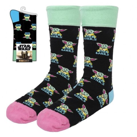 Носки Cerda Star Wars Mandalorian Calcetines Adult Socks Звездные войны Грогу (40-46) -   -
