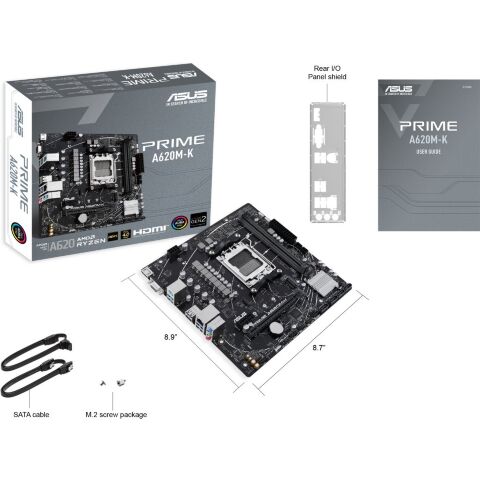 Материнская плата ASUS PRIME A620M-K - Нулевой остаток (Feed)  - Нулевой остаток (Feed) 