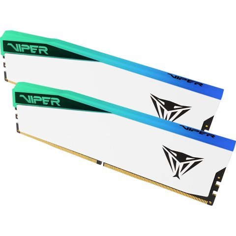 Модуль памяти для компьютера DDR5 32GB (2x16GB) 6600 MHz Viper Elite 5 RGB Patriot (PVER532G66C36KW) - Нулевой остаток (Feed) - Нулевой остаток (Feed)