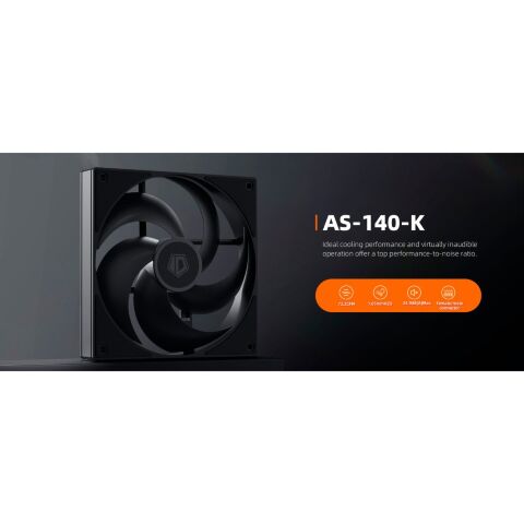 Кулер для корпуса ID-Cooling AS-140-K - Вентиляторы к корпусам  - Вентиляторы к корпусам 