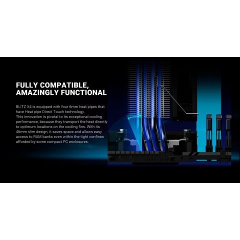 Кулер для процессора ID-Cooling BLITZ X4 - Нулевой остаток (Feed) - Нулевой остаток (Feed)