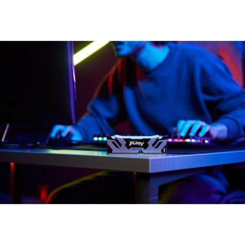 Модуль памяти для компьютера DDR5 96GB (2x48GB) 6000 MHz Renegade Silver XMP Kingston Fury (ex.HyperX) (KF560C32RSK2-96) - Нулевой остаток (Feed)  - Нулевой остаток (Feed)