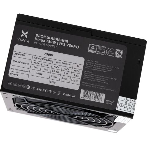 Блок питания Vinga 750W ОЕМ (VPS-750P1) - Блоки питания - Блоки питания