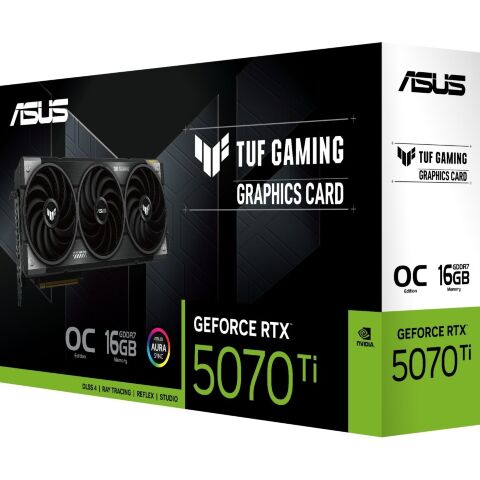 Видеокарта ASUS GeForce RTX5070 Ti 16GB TUF OC GAMING (TUF-RTX5070TI-O16G-GAMING) - Нулевой остаток (Feed) - Нулевой остаток (Feed)