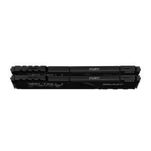 Модуль памяти для компьютера DDR4 32GB (2x16GB) 3600 MHz Fury Beast Black Kingston Fury (ex.HyperX) (KF436C18BBK2/32)