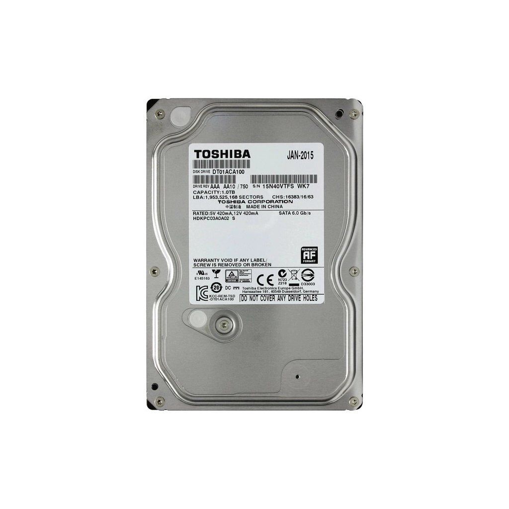 Жесткий диск 3.5" 1TB Toshiba (# DT01ACA100 #)
