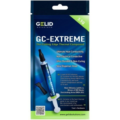 Термопаста Gelid Solutions GC-Extreme 3.5g (TC-GC-03-A) - Нулевой остаток (Feed)  - Нулевой остаток (Feed)