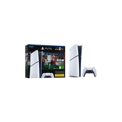 Игровая консоль Sony Playstation 5 Slim Digital 825GB (+EA SPORTS FC 26) (1000049864) - Игровые приставки  - Игровые приставки