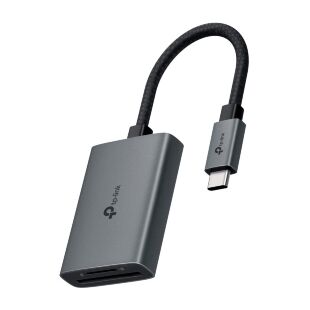 Считыватель флеш-карт TP-Link USB-C SD + TF silver (UA430C)