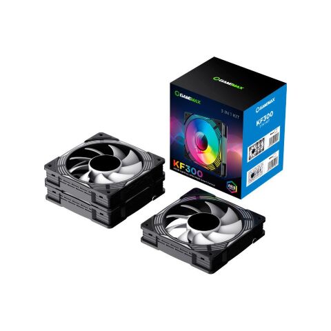 Кулер для корпуса Gamemax KF300 BK - Вентиляторы к корпусам  - Вентиляторы к корпусам 
