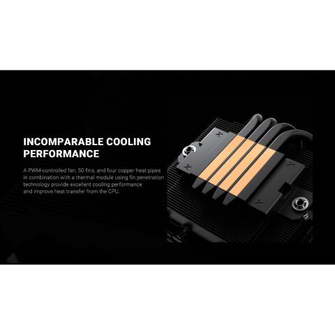 Кулер для процессора ID-Cooling IS-40-XT BLACK - Кулеры к процессорам  - Кулеры к процессорам 