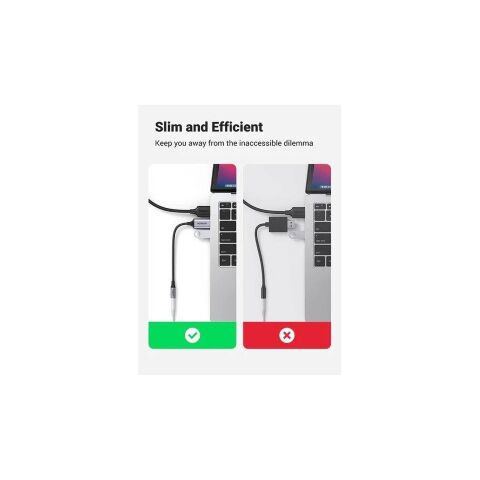 Звуковая плата Ugreen CM477 black (30757) - Нулевой остаток (Feed) - Нулевой остаток (Feed)