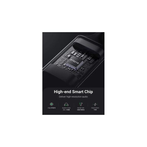 Звуковая плата Ugreen CM477 black (30757) - Нулевой остаток (Feed) - Нулевой остаток (Feed)