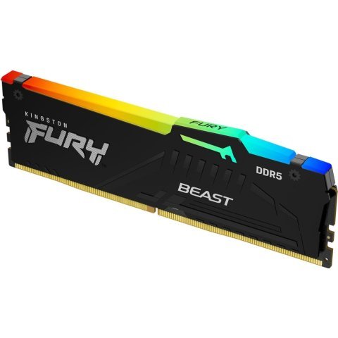 Модуль памяти для компьютера DDR5 32GB 6400 MHz Beast RGB XMP Kingston Fury (ex.HyperX) (KF564C32BBA-32) - Нулевой остаток (Feed)  - Нулевой остаток (Feed) 