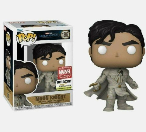 Фигурка Funko Marvel Moon Knight Фанко Лунный рыцарь (Collector Corps Exclusive) Glow 1302 - -