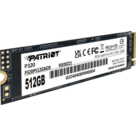 Накопитель SSD M.2 2280 512GB Patriot (P320P512GM28) - Нулевой остаток (Feed) - Нулевой остаток (Feed)