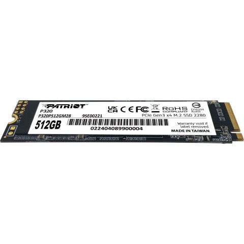 Накопитель SSD M.2 2280 512GB Patriot (P320P512GM28) - Нулевой остаток (Feed) - Нулевой остаток (Feed)