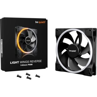 Кулер для корпуса Be quiet! Light Wings 140mm PWM Reverse чорний (BL134)