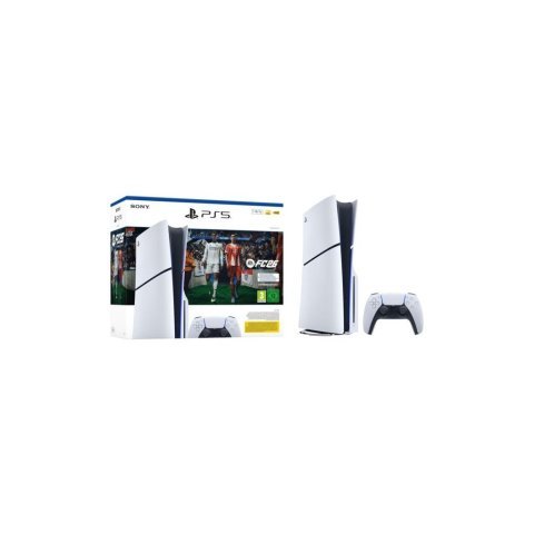 Игровая консоль Sony Playstation 5 Slim Blu-ray 825GB (+EA SPORTS FC 26) (1000049854) - Игровые приставки  - Игровые приставки