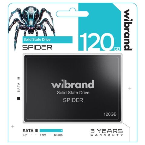 Накопитель SSD 2.5" 120GB Spider Wibrand (WI2.5SSD/SP120GBST) - Внутренние SSD - Внутренние SSD