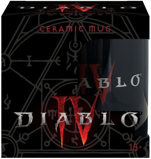 Чашка JINX Diablo IV Hotter Than Hell Black Кружка Діабло 325 ml - -