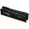Модуль памяти для компьютера DDR4 16GB (2x8GB) 3200 MHz Fury Beast Black Kingston Fury (ex.HyperX) (KF432C16BBK2/16)