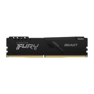 Модуль памяти для компьютера DDR4 16GB (2x8GB) 3200 MHz Fury Beast Black Kingston Fury (ex.HyperX) (KF432C16BBK2/16)