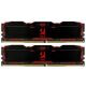Модуль памяти для компьютера DDR4 16GB (2X8GB) 3200 MHz IRDM X Black Goodram (IR-X3200D464L16SA/16GDC) - Модули памяти для компьютера  - Модули памяти для компьютера 