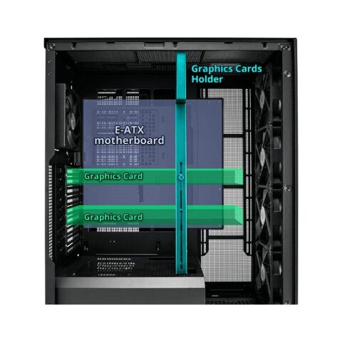 Корпус для ПК FSP U500-B - Нулевой остаток (Feed)  - Нулевой остаток (Feed) 