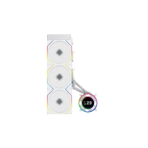Система жидкостного охлаждения Lian Li HydroShift II LCD-C 360 FANLESS White (G89.GHS2LCD36W.00) - Нулевой остаток (Feed) - Нулевой остаток (Feed)