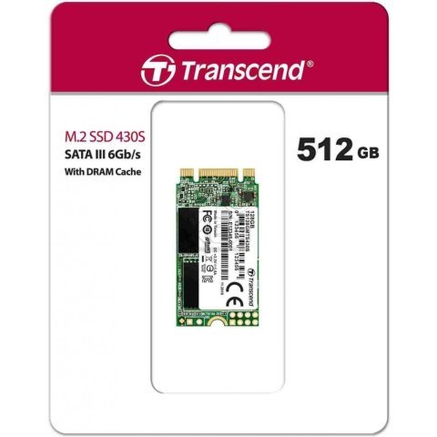 Накопитель SSD M.2 2242 512GB Transcend (TS512GMTS430S) - Нулевой остаток (Feed) - Нулевой остаток (Feed)