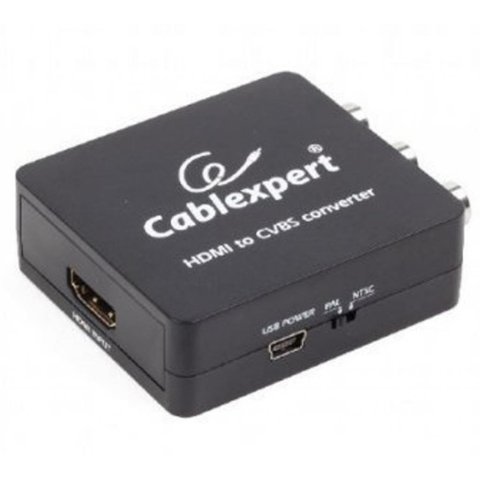 Конвертор HDMI to 3 x RCA Cablexpert (DSC-HDMI-CVBS-001) - Нулевой остаток (Feed)  - Нулевой остаток (Feed)