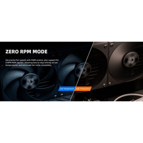 Кулер для корпуса ID-Cooling AF-1230-K - Нулевой остаток (Feed)  - Нулевой остаток (Feed) 