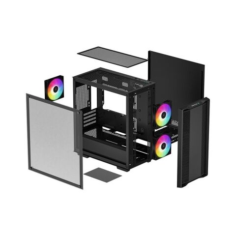 Корпус Deepcool CC360 ARGB (R-CC360-BKAPM3-G-1) - Нулевой остаток (Feed) - Нулевой остаток (Feed)