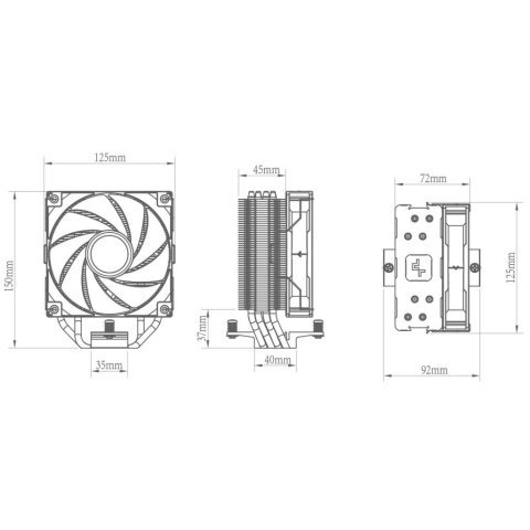 Кулер для процессора Deepcool AG400 LED - Нулевой остаток (Feed) - Нулевой остаток (Feed)