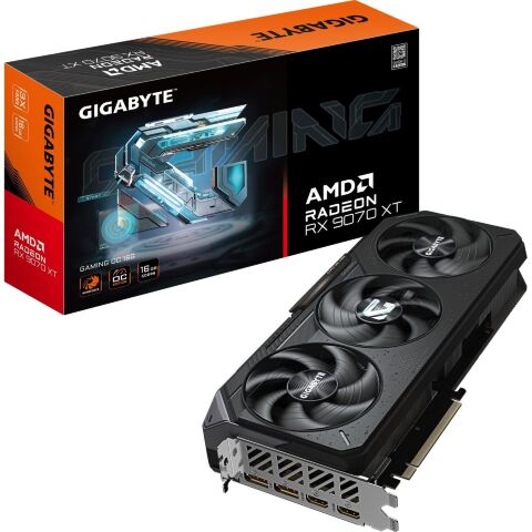 Видеокарта GIGABYTE Radeon RX 9070 XT 16Gb GAMING OC (GV-R9070XTGAMING OC-16GD) - Нулевой остаток (Feed)  - Нулевой остаток (Feed) 