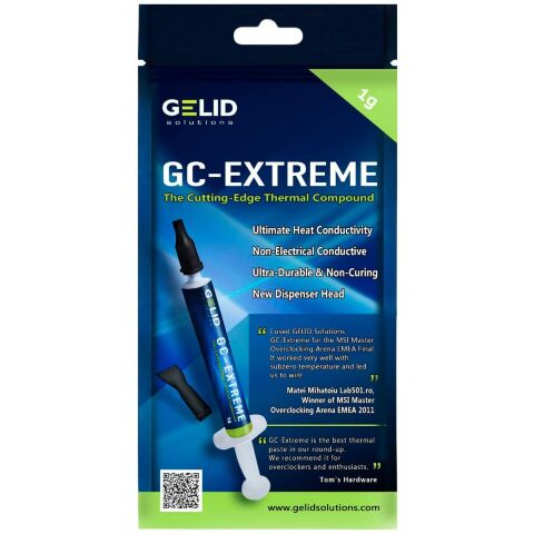 Термопаста Gelid Solutions GC-Extreme 1g (TC-GC-03-D) - Нулевой остаток (Feed) - Нулевой остаток (Feed)