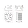 Кулер для процессора ID-Cooling Frozn A610 ARGB White (FROZN A610 ARGB White)
