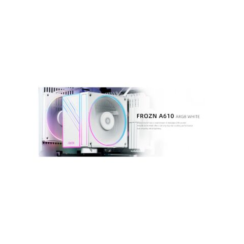 Кулер для процессора ID-Cooling Frozn A610 ARGB White (FROZN A610 ARGB White) - Нулевой остаток (Feed) - Нулевой остаток (Feed)