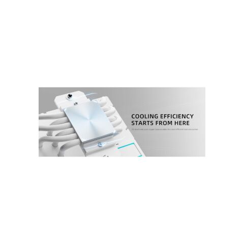 Кулер для процессора ID-Cooling Frozn A610 ARGB White (FROZN A610 ARGB White) - Нулевой остаток (Feed) - Нулевой остаток (Feed)