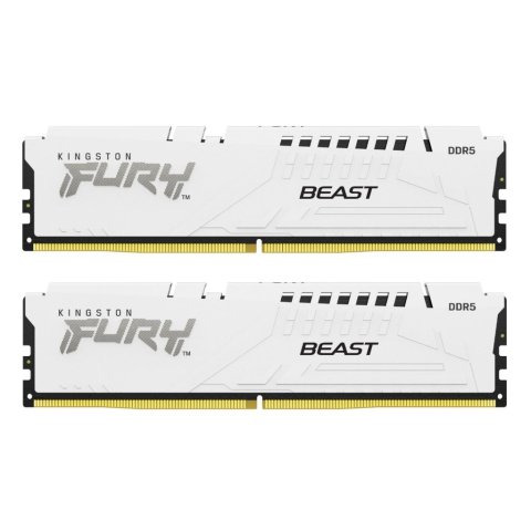 Модуль памяти для компьютера DDR5 32GB (2x16GB) 6800 MHz Beast White EXPO Kingston Fury (ex.HyperX) (KF568C34BWEK2-32) - Модули памяти для компьютера - Модули памяти для компьютера