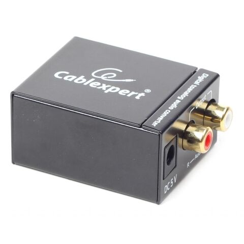 Конвертор Cablexpert Digital to analog audio (DSC-OPT-RCA-001) - Нулевой остаток (Feed)  - Нулевой остаток (Feed) 