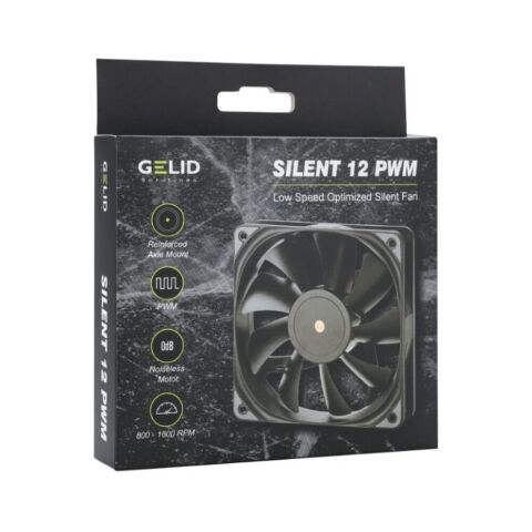 Кулер для корпуса Gelid Solutions FN-PX12-18 - Вентиляторы к корпусам  - Вентиляторы к корпусам 